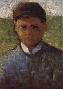 Georges Seurat, The Samll Peasant  in  blue